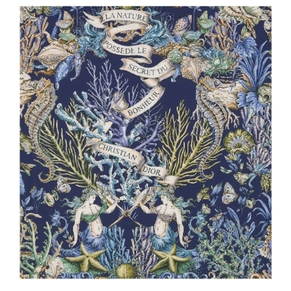 DIOR Cabinet De La Mer Silk Scarf/Stole- Limited Edition - NWOT - Rare!